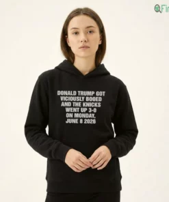 donald trump got viciously booed on the day the basketball team went up 3 0 shirt 2
