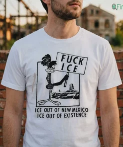 fuck ice out of new mexico road runner cartoon protest shirt 2 1.webp
