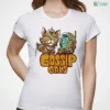 gossip gals cute royal cat and fish astronaut cartoon illustration graphic shirt 1