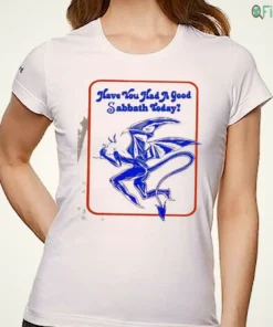 have you had a good sabbath today vintage blue devil demon shirt 1
