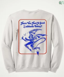 have you had a good sabbath today vintage blue devil demon shirt 4