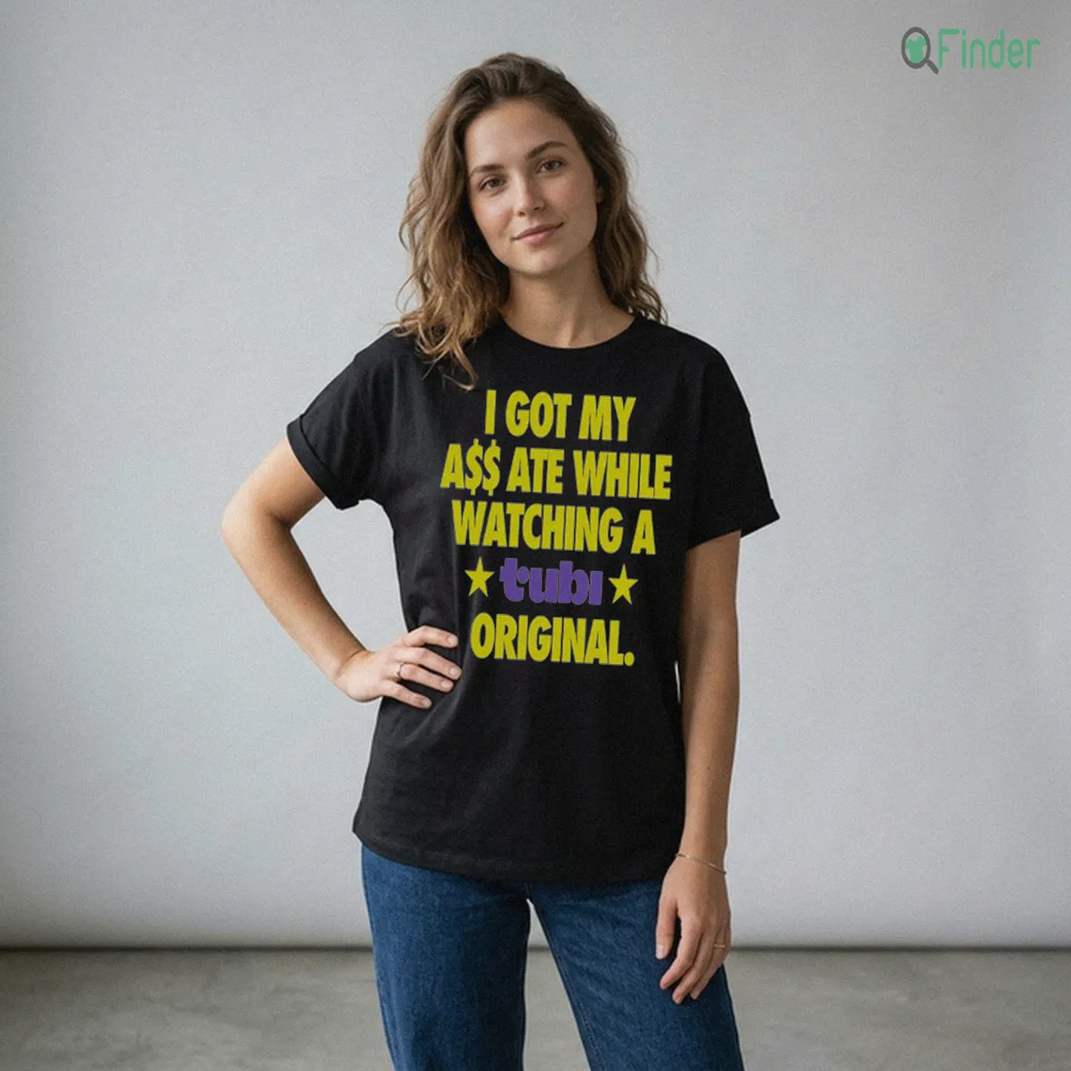 I GOT MY A ATE WHILE WATCHING A Tubi ORIGINAL Shirt - Official Photo
