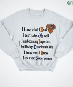 i know what i know acronym new york knicks basketball quote nba finals 2026 shirt 4