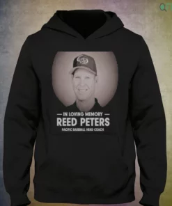 in loving memory reed peters pacific baseball head coach shirt 3