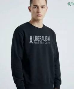 liberalism find the cure t shirt 2