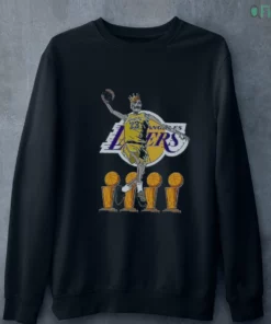 los angeles lakers lebron james 23 skeleton king championship trophy nba shirt 4 1.webp