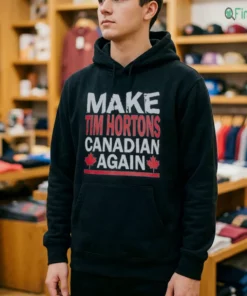 make tim hortons canadian again shirt 4