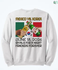 mexico vs. korea rivals for a night friends forever shirt 4