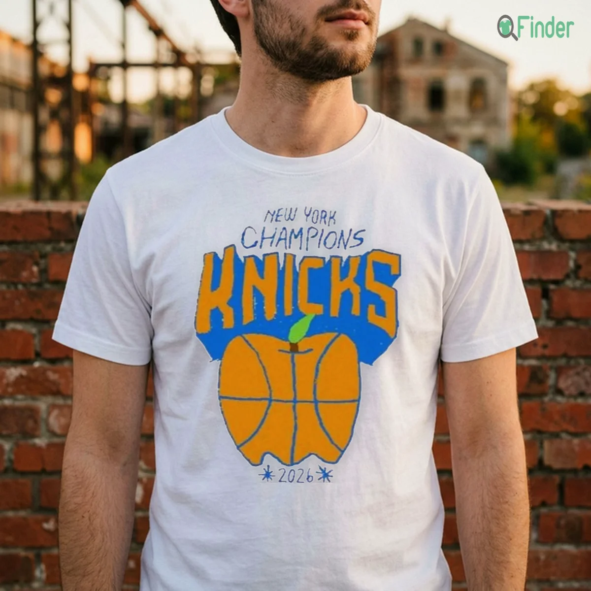 New York Knicks Champions NBA 2026 Big Apple Basketball Champions Graphic Shirt - Product Image