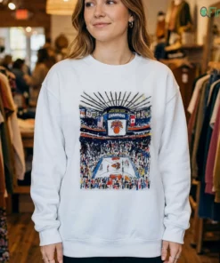 new york knicks champions nba 2026 madison square garden arena artwork t shirt 4