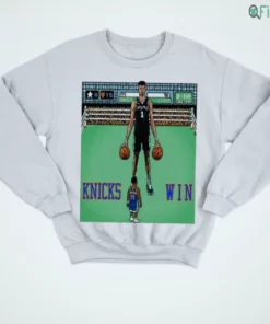 new york knicks jalen brunson punch out victor wembanyama shirt 4