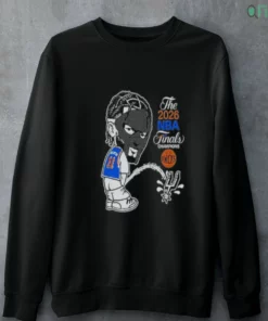 new york knicks mf doom mask jalen brunson peeing on san antonio spurs shirt 4