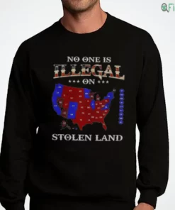 no one is illegal on stolon land t shirt 4 1.webp