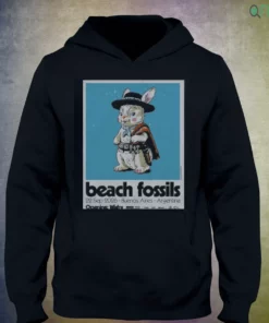 official 2026 beach fossils buenos aires poster shirt 3