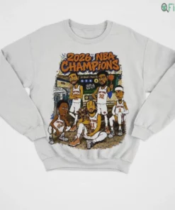 official new york knicks champions nba 2026 subway graphic tee shirt 4