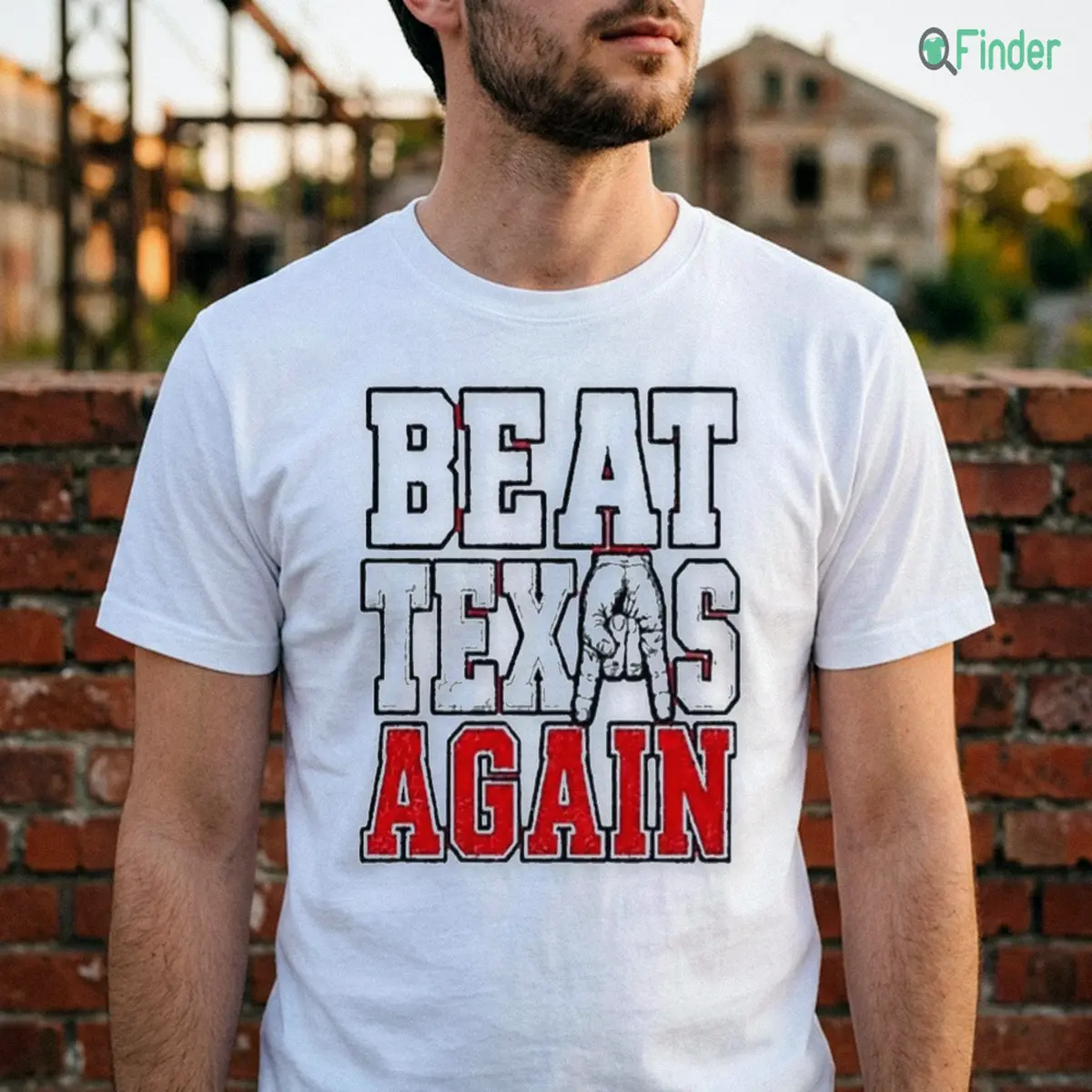 Oklahoma Sooners Beat Texas Again College Football Shirt - Front View