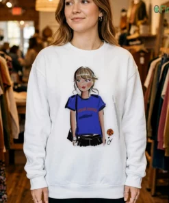 stevie knicks new york knicks cartoon white shirt 4