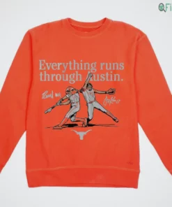 texas softball teagan kavan reese atwood everything runs through austin shirt 3