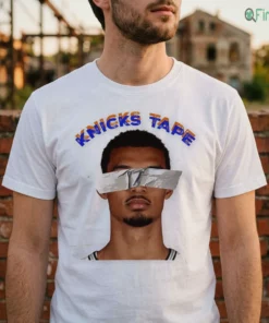 victor wembanyama knicks tape duct tape over eyes meme 2026 nba finals shirt 2
