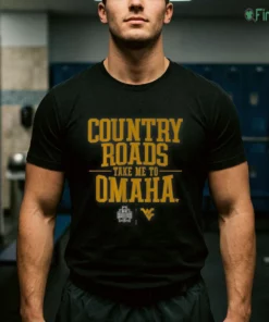 west virginia baseball country roads take me to omaha shirt 1
