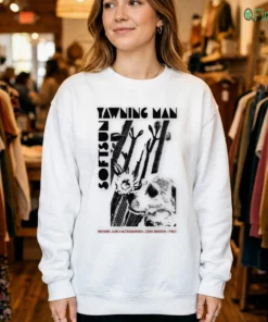 yawning man june 8 2026 in zero branco italy poster shirt 4