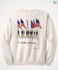 a humiliation white supremacists marching patriot front meme flag shirt 4