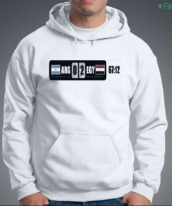 argentina vs egypt 0 2 football match scoreboard graphic meme shirt 3