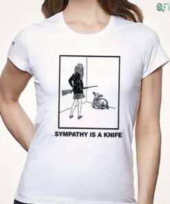 charli xcx brat sympathetic girl with gun graphic quote shirt 1