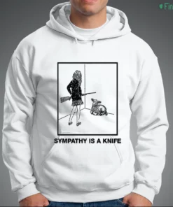 charli xcx brat sympathetic girl with gun graphic quote shirt 3