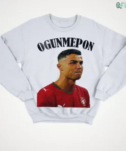 cristiano ronaldo crying ogunmepon portugal football meme shirt 4