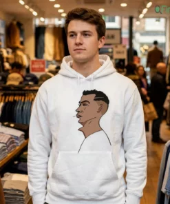 cristiano ronaldo siu meme chad jawline profile funny football fan cartoon shirt 3