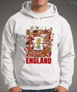 england world cup fifa trophy celebration cartoon fan art graphic shirt 3
