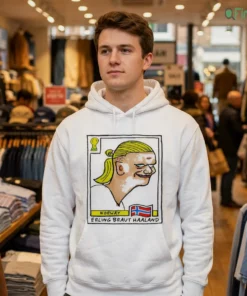 erling braut haaland norway world cup football caricature sticker meme shirt 3