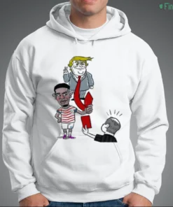 funny tim weah usa soccer red card donald trump red tie parody meme shirt 3