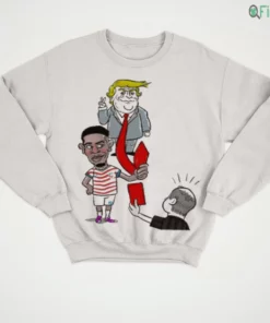 funny tim weah usa soccer red card donald trump red tie parody meme shirt 4