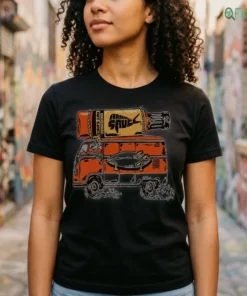 hank sauce original hot sauce surfing van vintage retro cartoon shirt 2