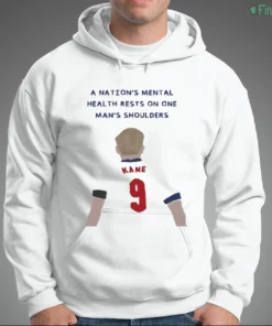 harry kane england nation mental health football fan retro graphic t shirt 3