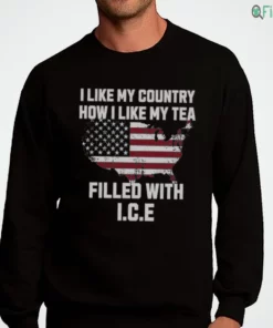 i like my country how i like my tea filled with ice shirt 4