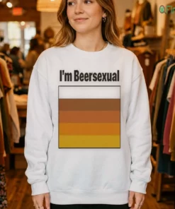 i m beersexual pride flag beer lover funny drinking shirt 4