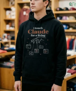 i touch claude for a living shirt 4