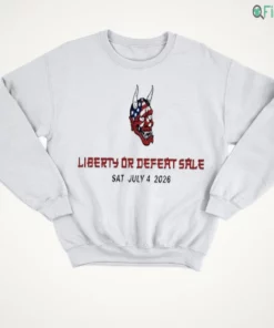 liberty or defeat american flag oni mask july 4th independence day shirt 4