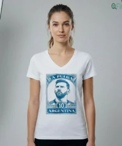 lionel messi la pulga 10 argentina football soccer graphic shirt 2