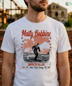 marty robbins gunfighter ballads and trail songs vintage cowboy western shirt 2