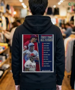 mlb national league first time all stars players roster graphic shirt 3