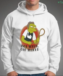 not today old friend moe szyslak simpsons meme vintage tattoo shirt 3