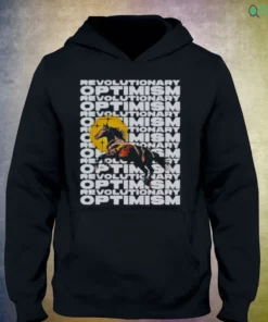 revolutionary optimism horse graphic vintage text aesthetic trendy screenprint style shirt 3
