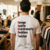 savage hostile overdramatic reckless twisted short acronym shirt 1