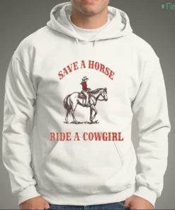 save a horse ride a cowgirl shirt 3
