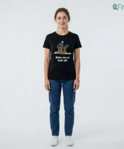 snake nuke me or fuck off t shirt 2