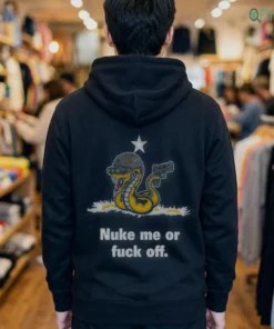 snake nuke me or fuck off t shirt 3